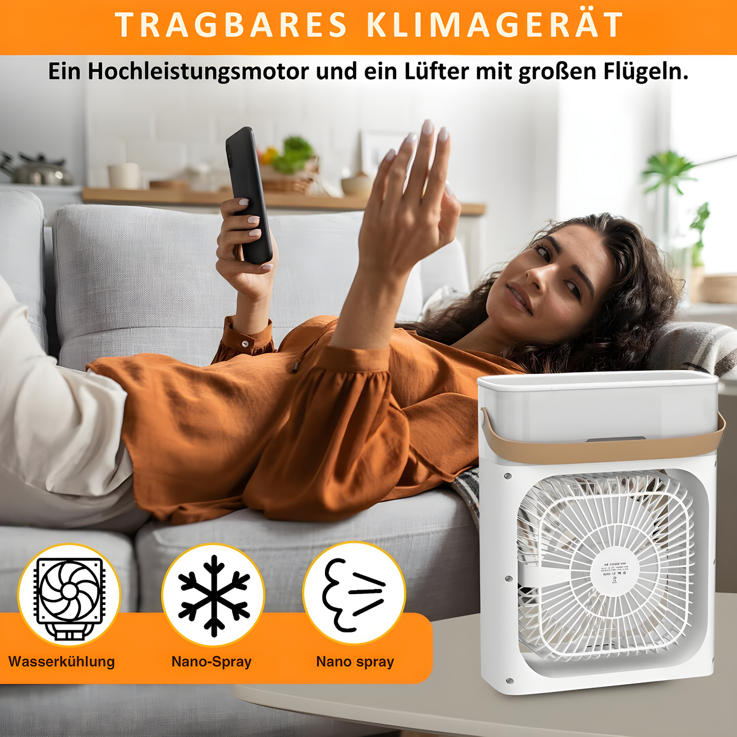 AquaLume Luftbefeuchter mit Farbwechsel