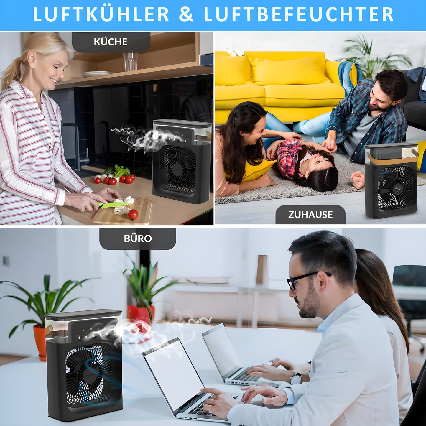 AquaLume Luftbefeuchter mit Farbwechsel