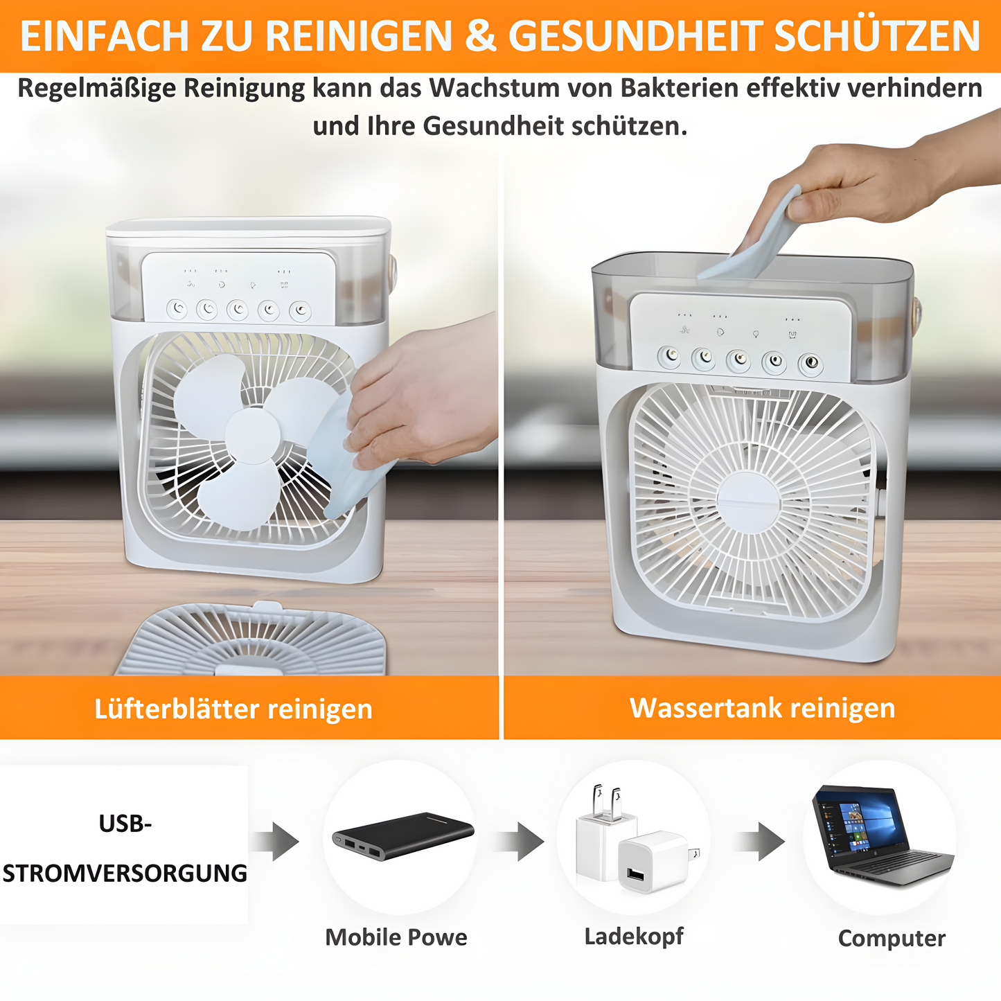 AquaLume Luftbefeuchter mit Farbwechsel