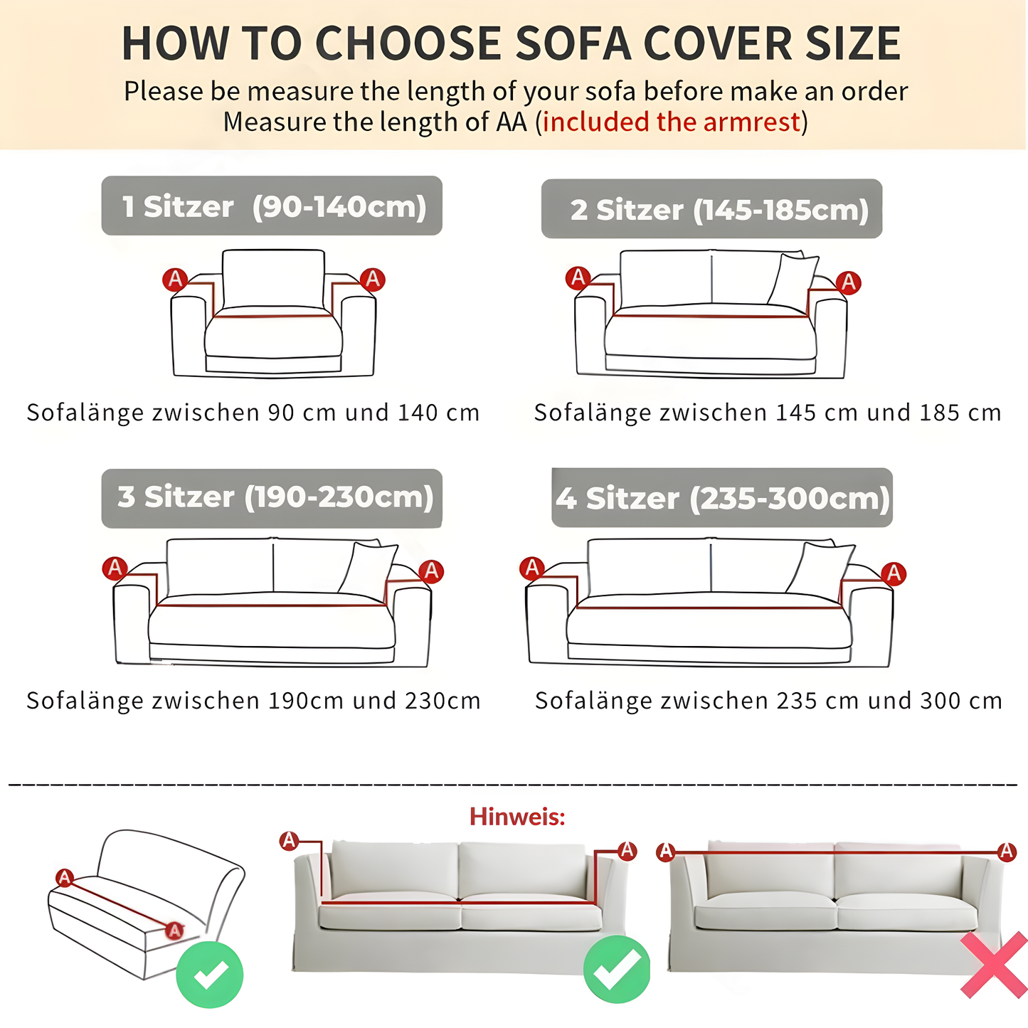 CouchWrap™ Sofabezug Premium