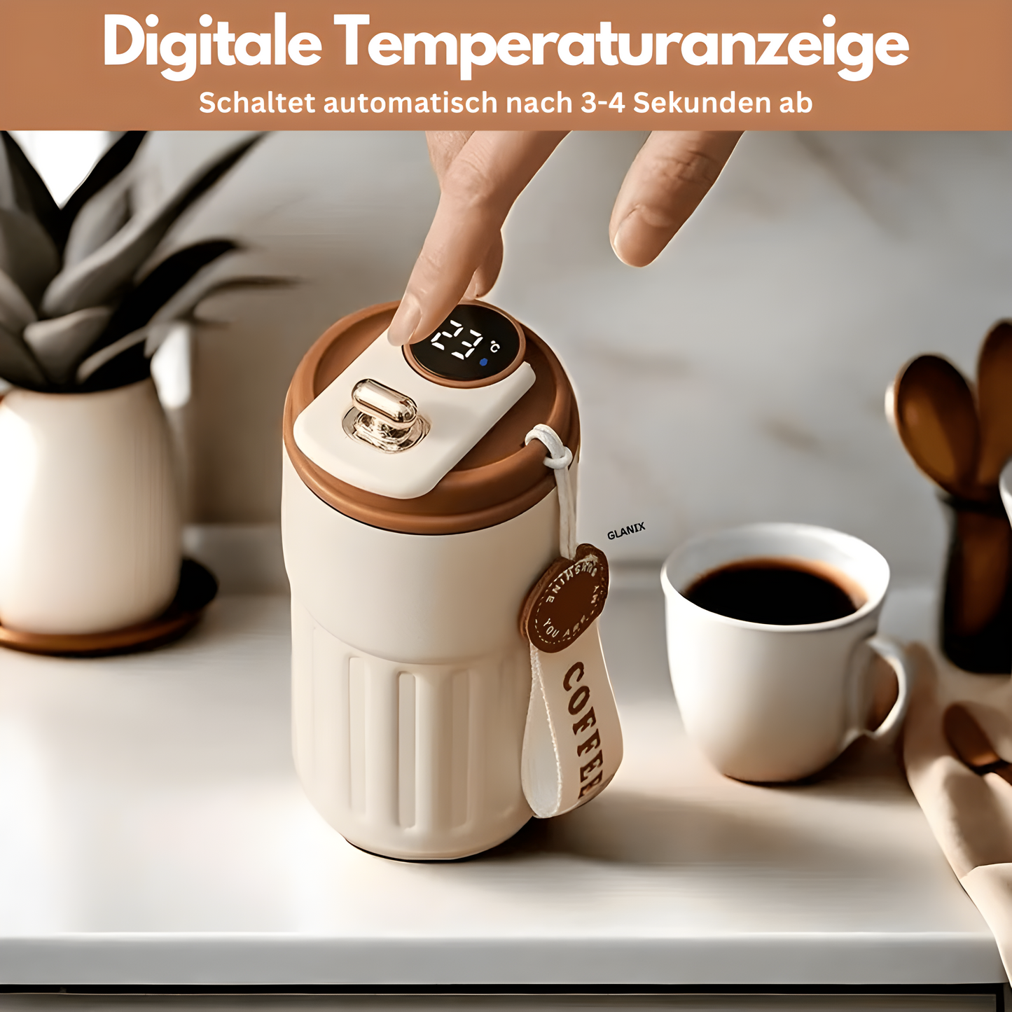 IsoCup™ - Smart Edelstahl Thermobecher
