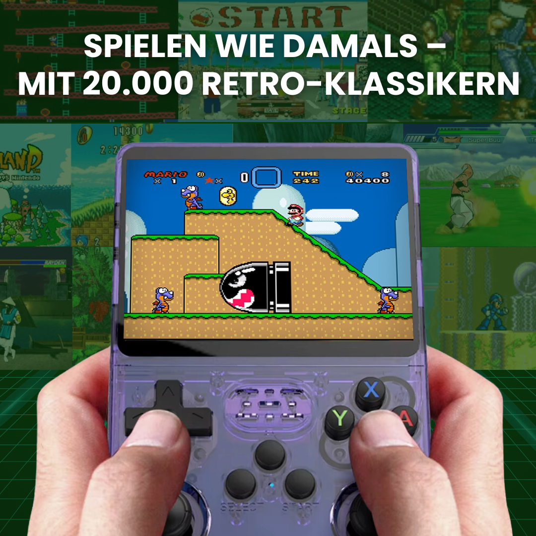 RetroNova X Pro | Die ultimative Retro-Handheld-Konsole mit 20.000+ Spielen