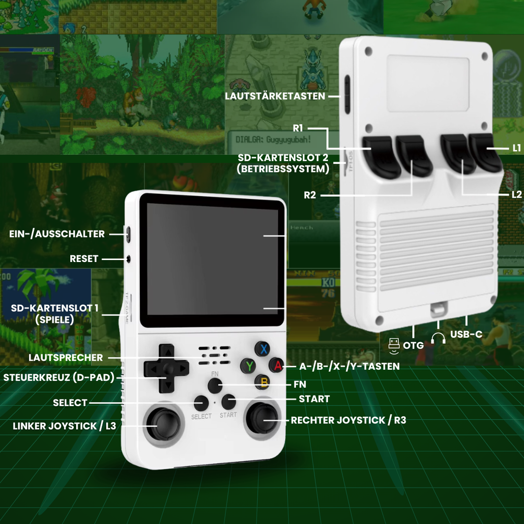 RetroNova X Pro | Die ultimative Retro-Handheld-Konsole mit 20.000+ Spielen