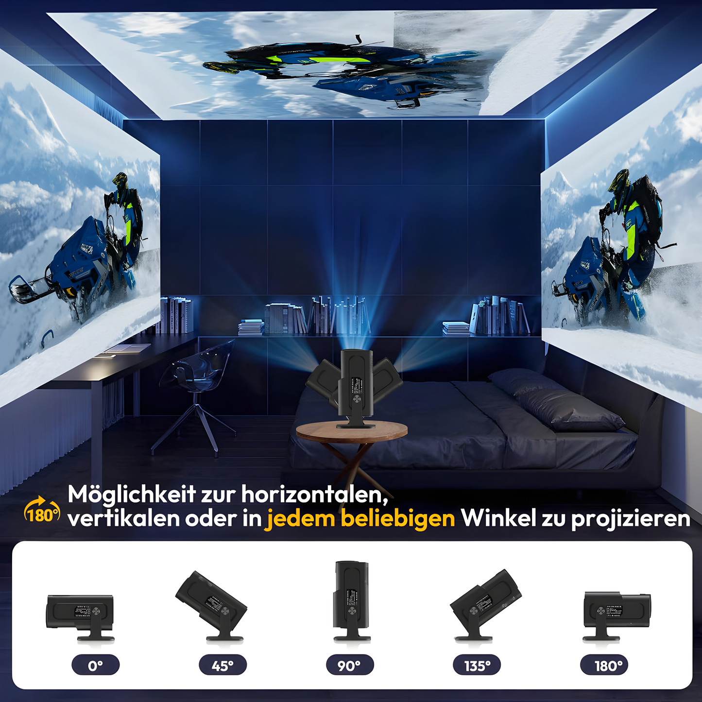 LumiVision™ - 4K Ultra HD Smart Mini Beamer