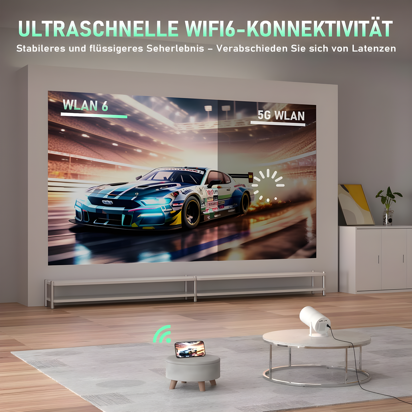 UltraBeam™ - 4K Smart Mini Laserprojektor