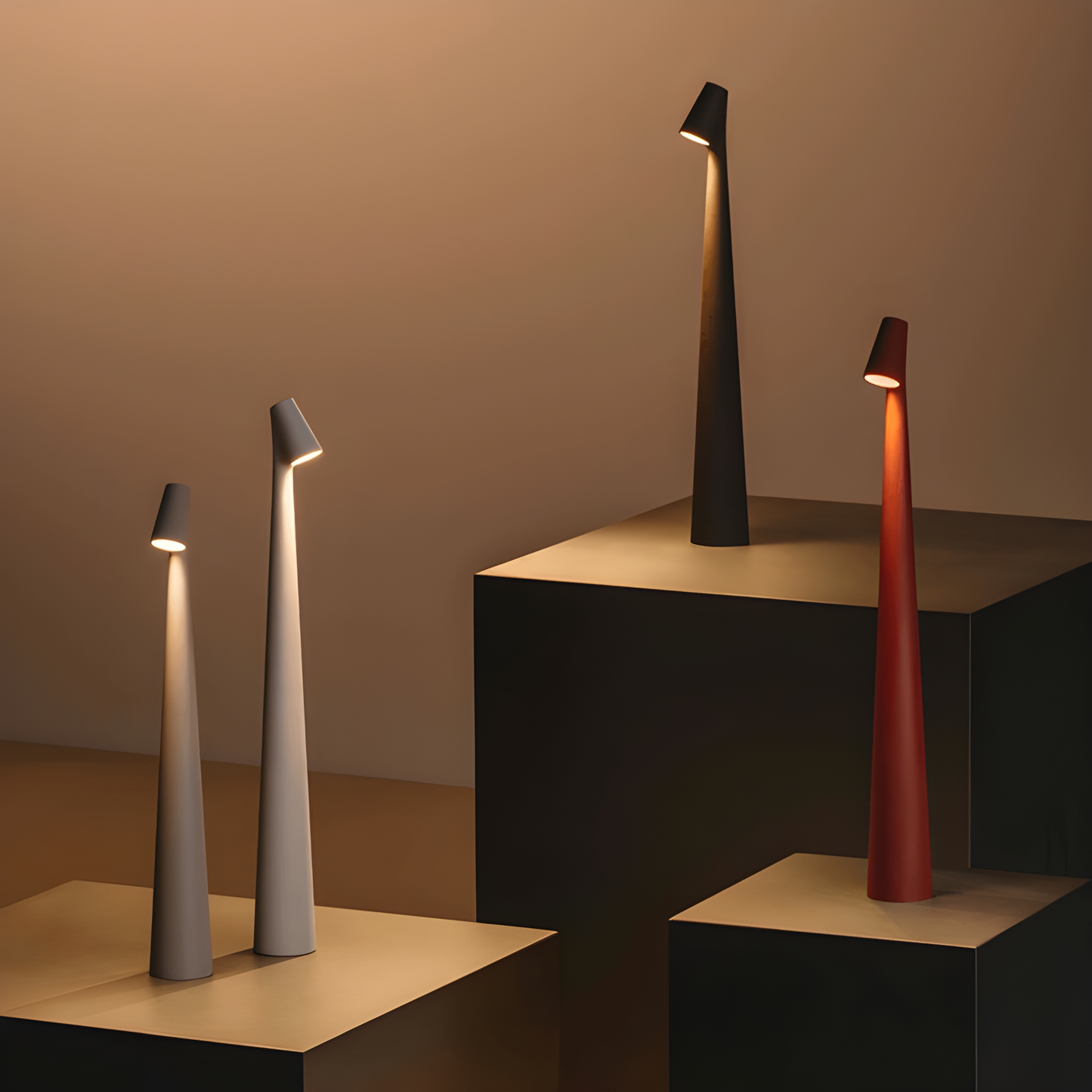 LuminoFlex - Elegante LED Tischlampe Touch Kabellos