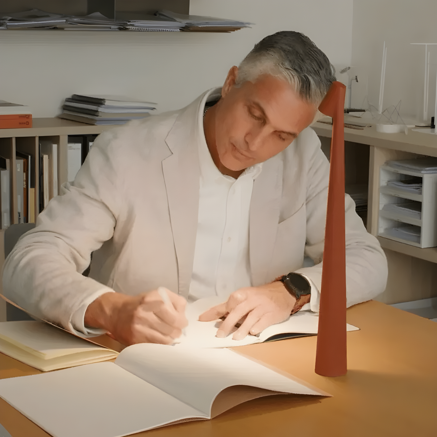 LuminoFlex - Elegante LED Tischlampe Touch Kabellos